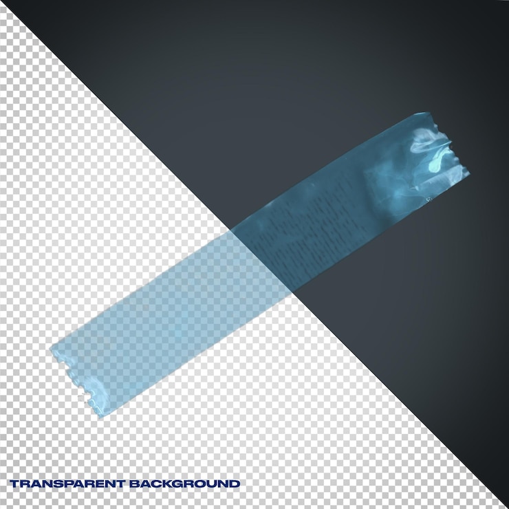 PSD cintas azules de textura de plástico