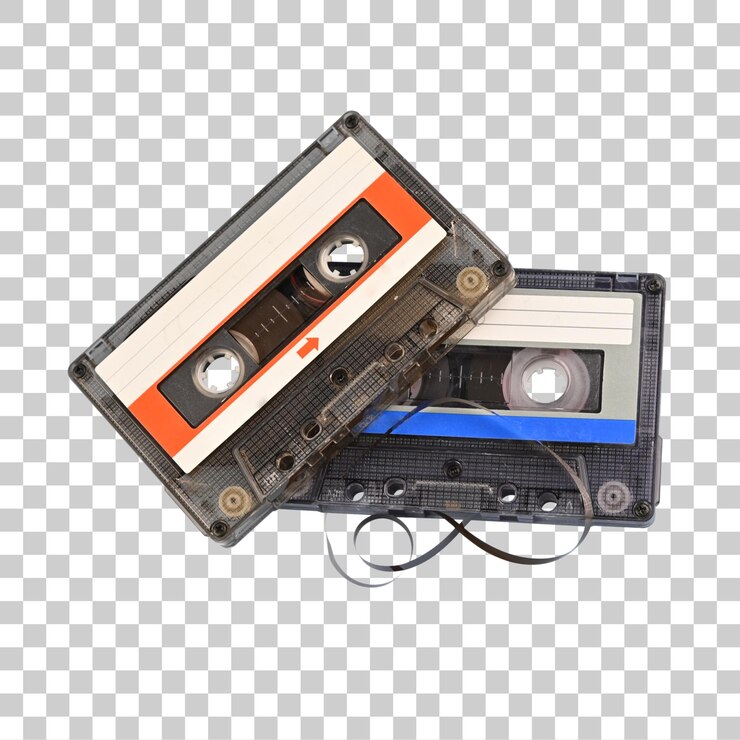 PSD las cintas de casete retro