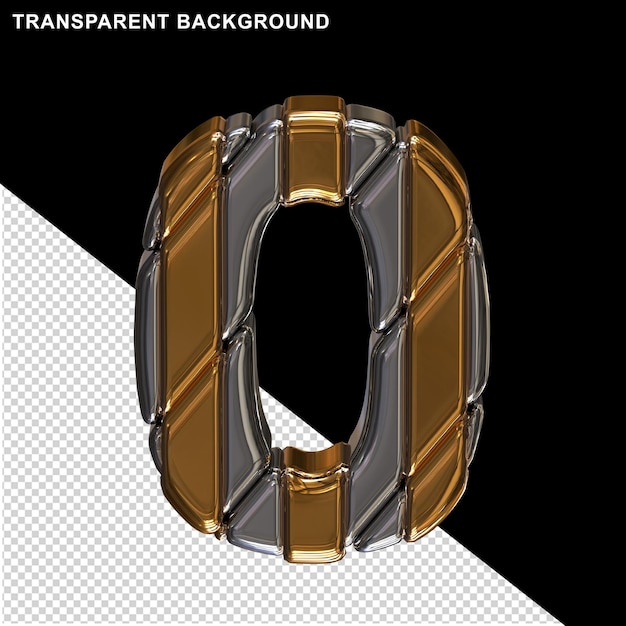 Cinture argento in oro numero 0