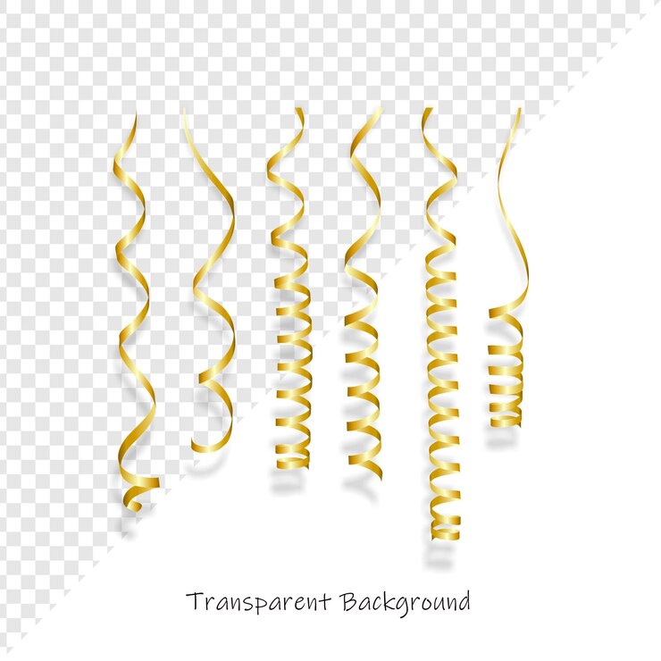 PSD cinturi d'oro di confetti