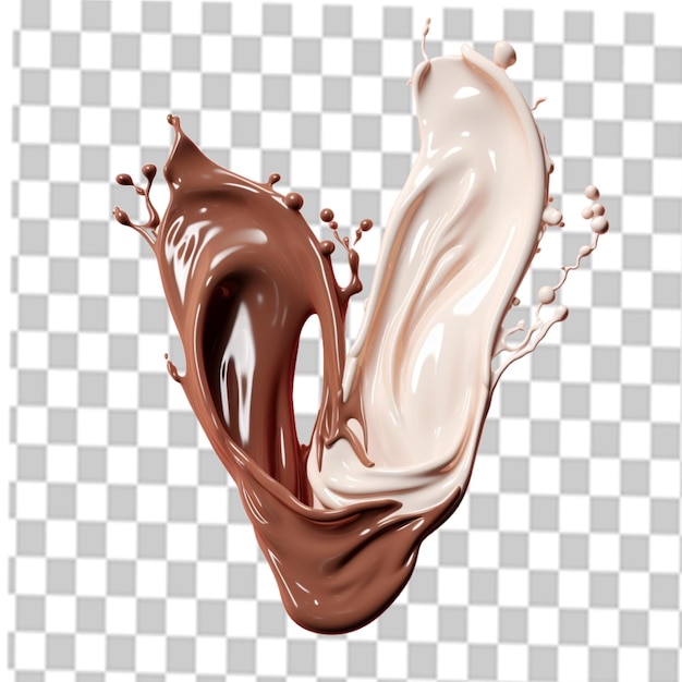 cioccolato png splash di latte