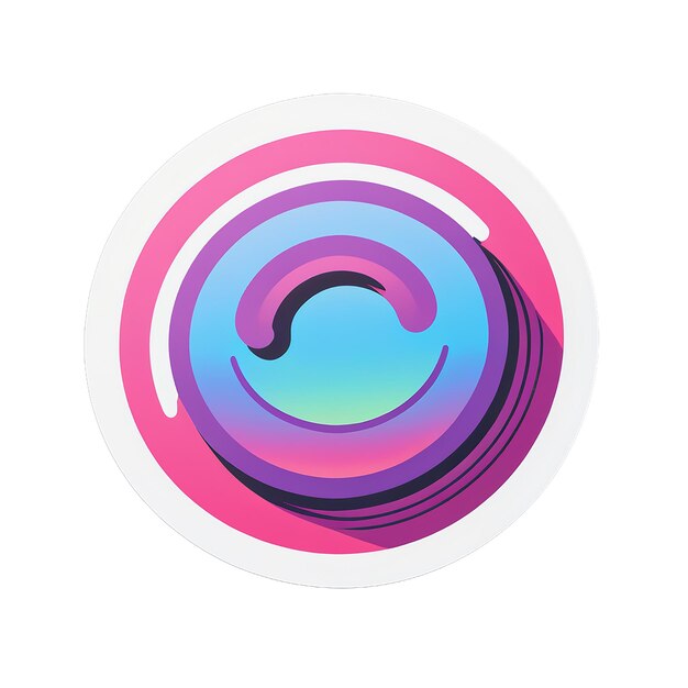 un círculo con un diseño en espiral