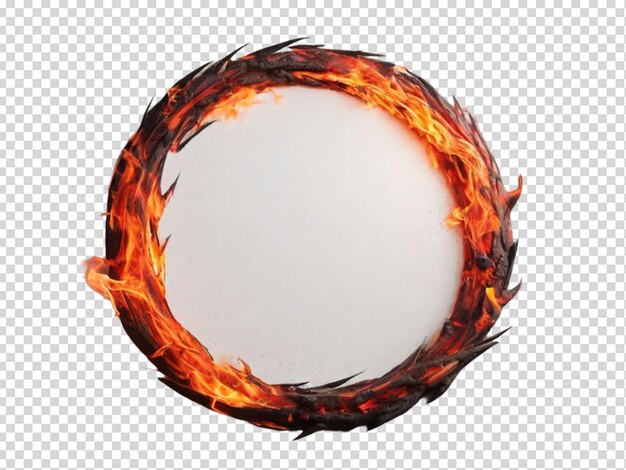 PSD círculo de fuego png