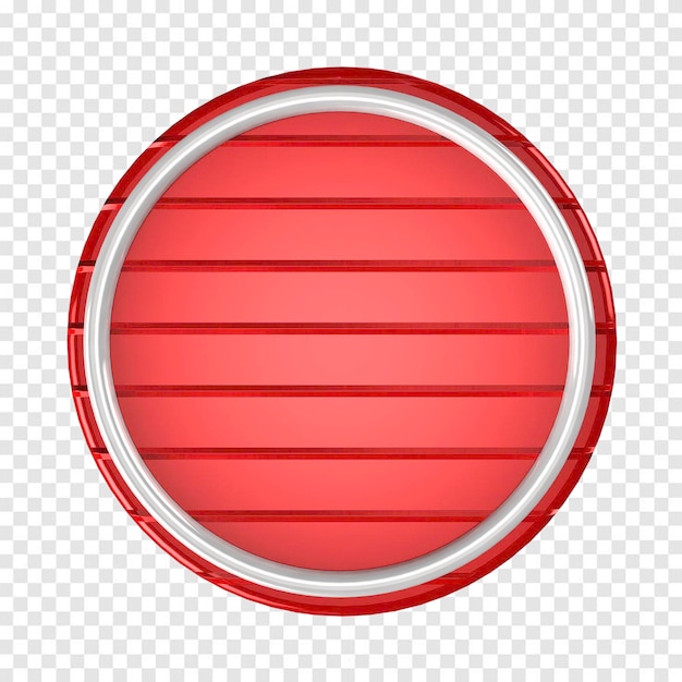círculo vermelho e branco