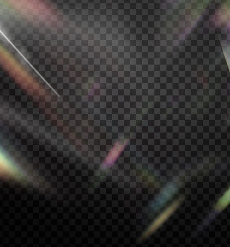PSD los círculos multicolores brillantes encienden un telón de fondo futurista