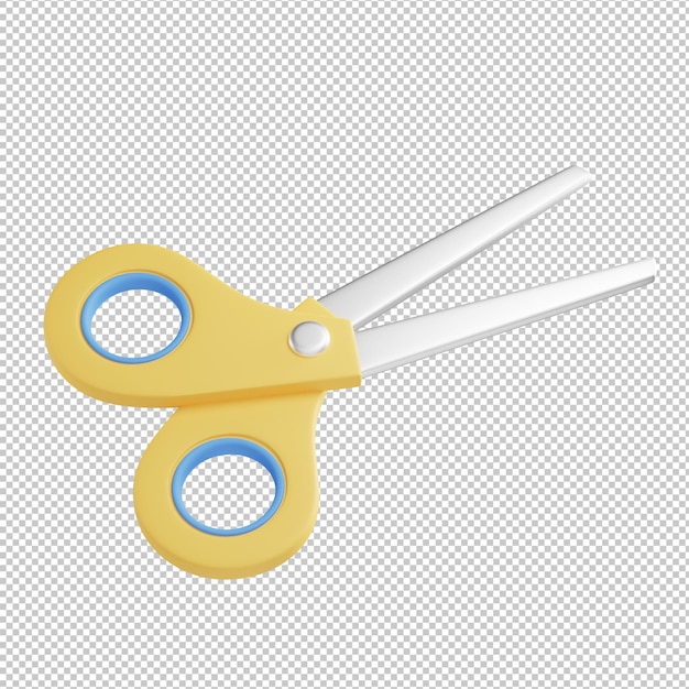 ciseaux 3d illustration