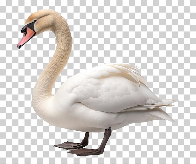 PSD cisne aislado sobre fondo transparente png psd