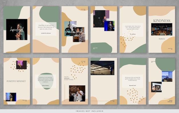 Cita elegante historia de Instagram