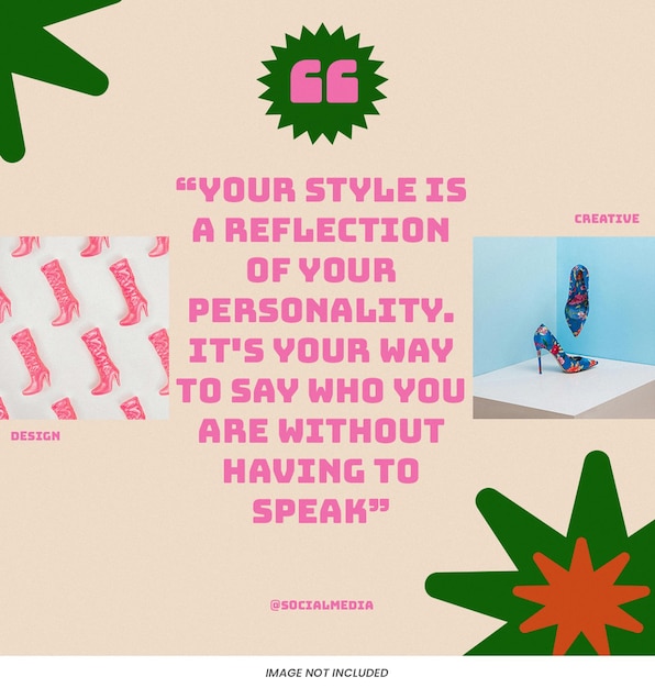 Citas recordatorio Venta de contenido Instagram Post plantilla diseño PSD redes sociales tipografía tema retro