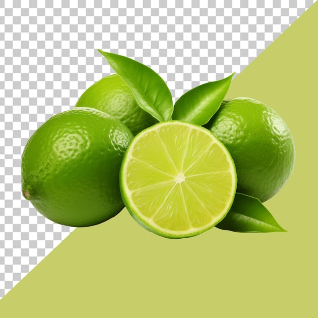 PSD citron sur un fond transparent