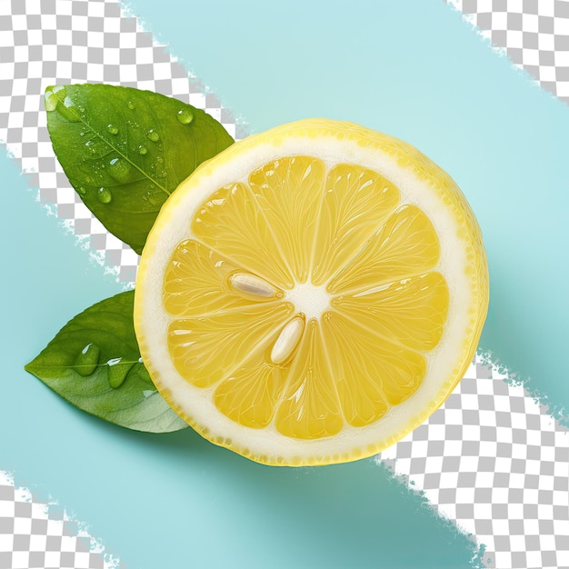PSD le citron sur fond transparent