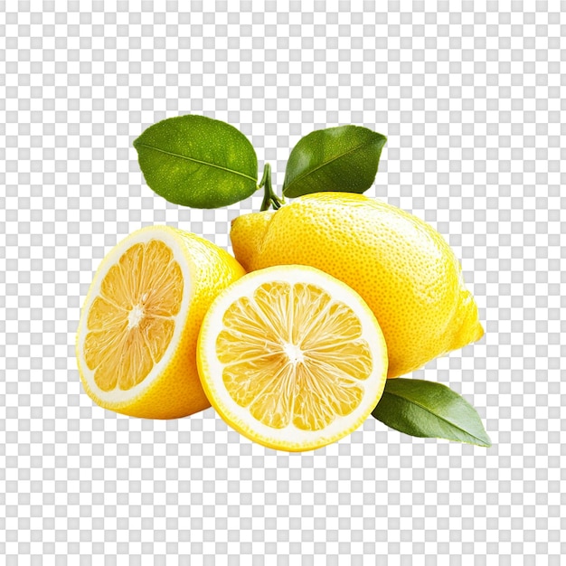 Citron isolé sur fond transparent