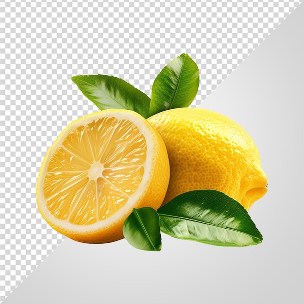 PSD le citron jaune png