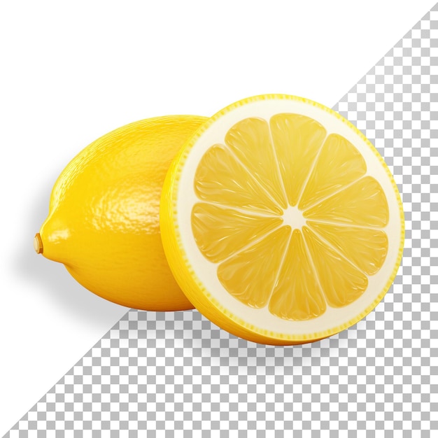 PSD citron modèle 3d