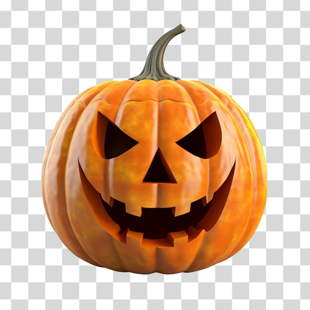 PSD citrouille effrayante d'halloween psd