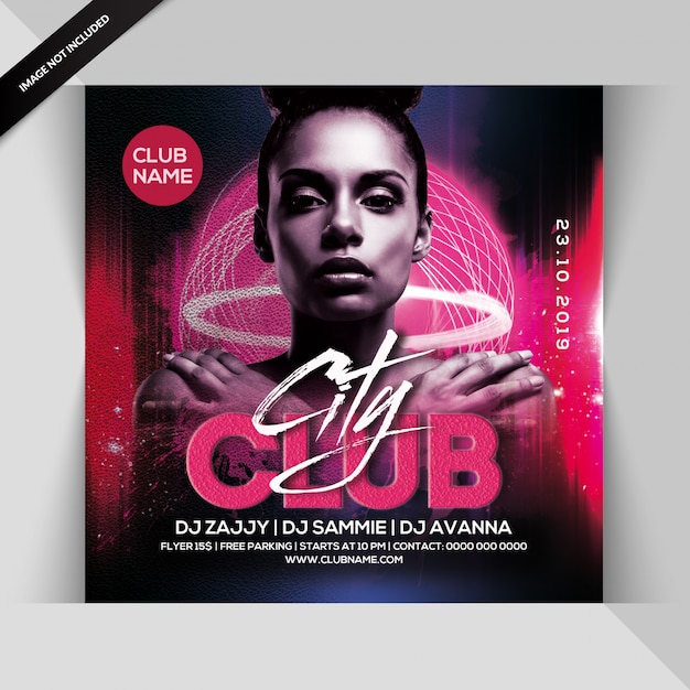 City Club Party Flyer