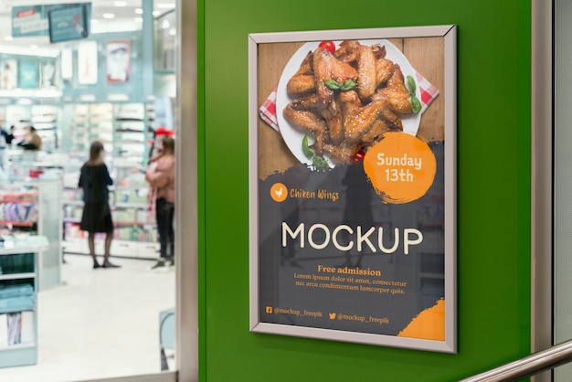 City Food Billboard-Mock-up