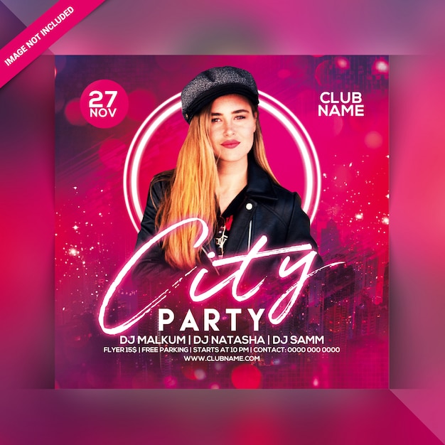 City party flyer