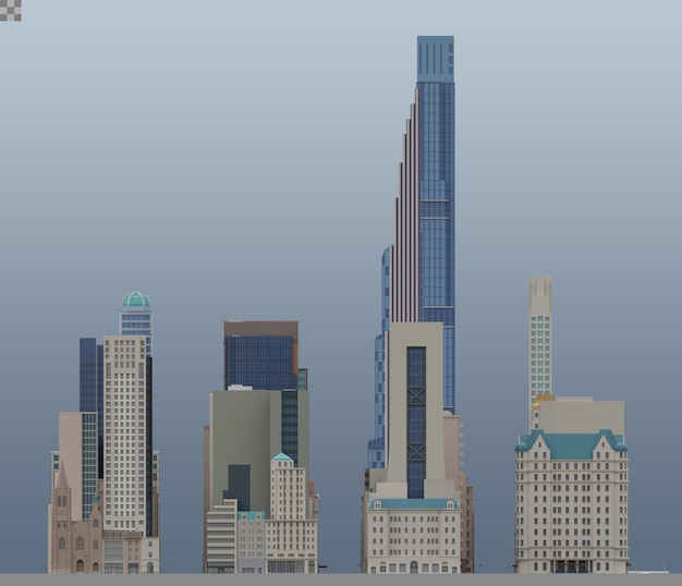 City Skyline Render
