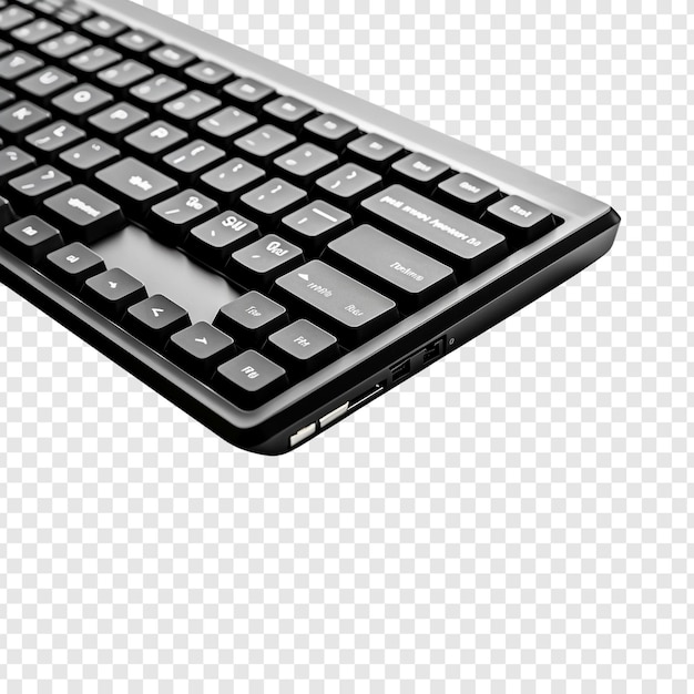 PSD clavier isolé sur fond transparent