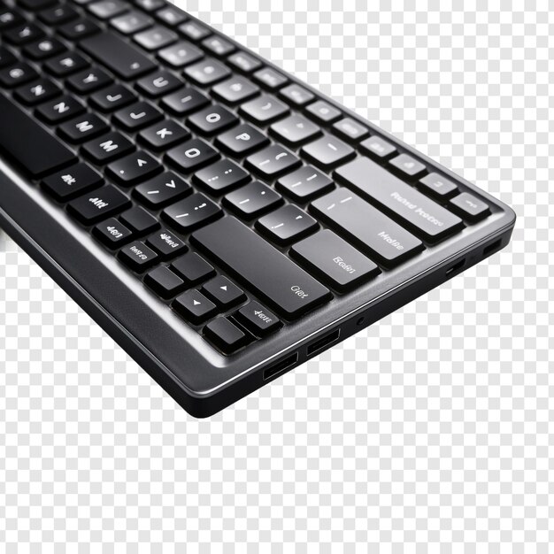 Clavier Isolé Sur Fond Transparent