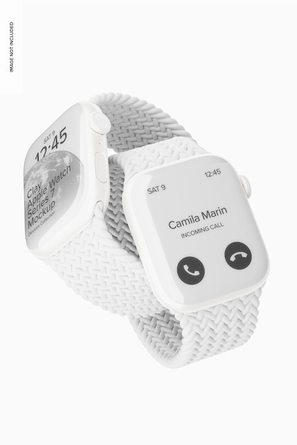 Clay Apple Watch Series 7 45mm, Perspektive