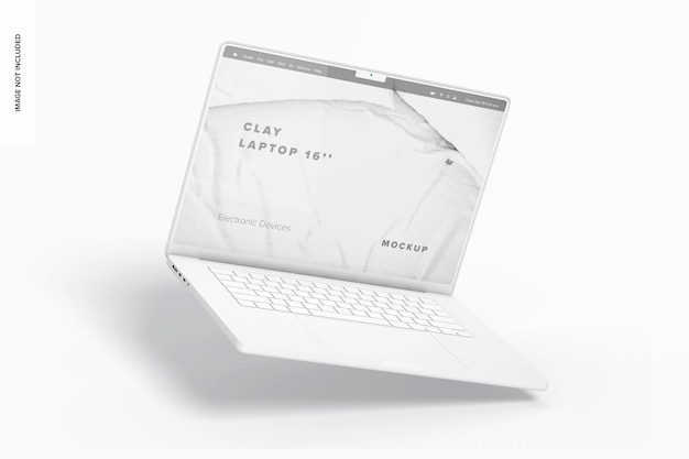 Clay laptop pro mockup-perspektive 02