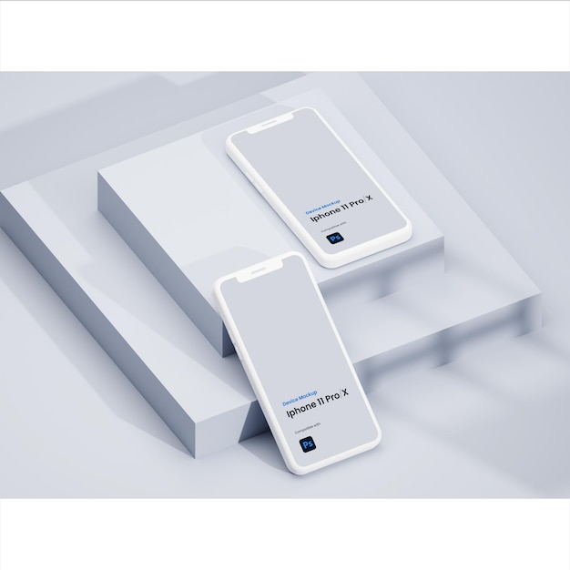 Clay Mobile Mockup Iphone 11 Pro