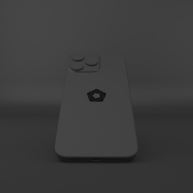 Clay phone 15 pro mockup