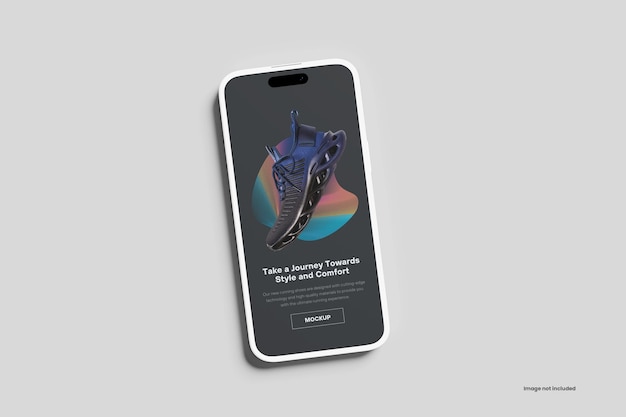 Clay smartphone mockup