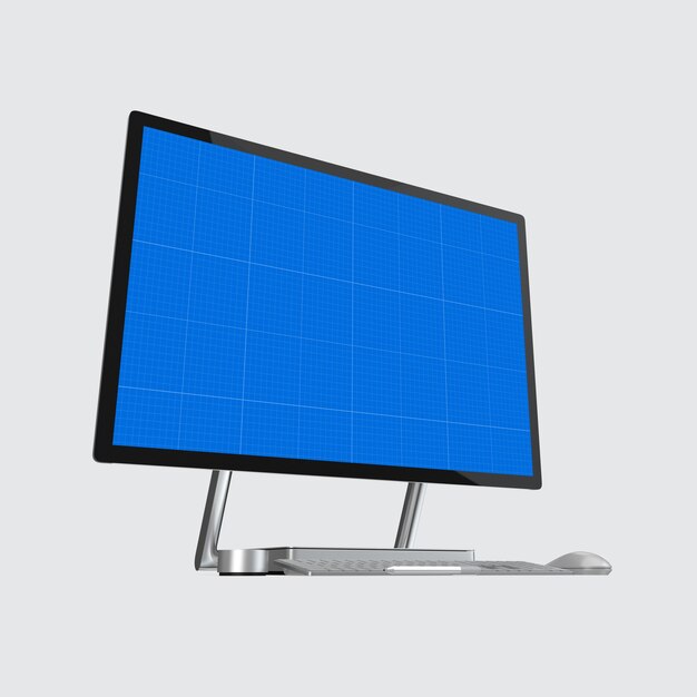 PSD clean computer mockup