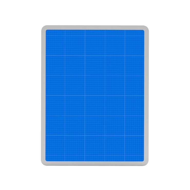PSD clean front tablet mockup