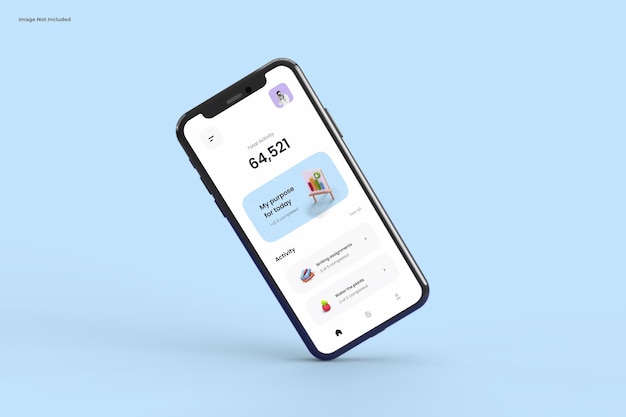 Clean Mobile Mockup para la interfaz de usuario