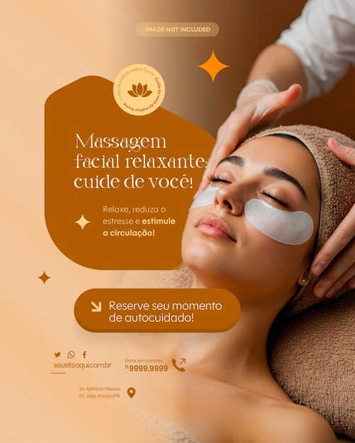 Clinica estetica Rimozione laser dei capelli Botox e cura della pelle modello di social media clinica estetica depil