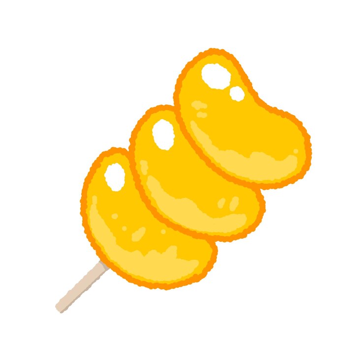 PSD el clip art de la mandarina tanghulu
