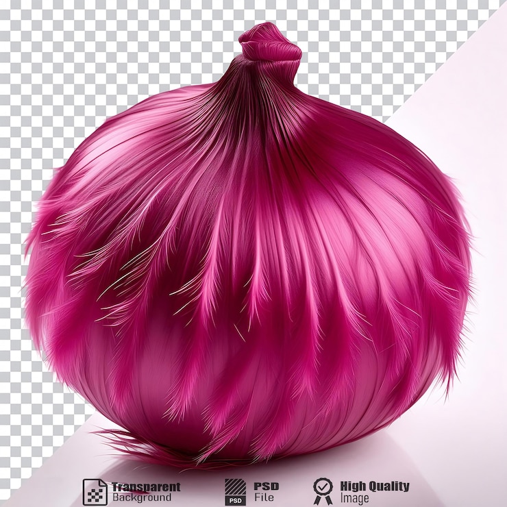 PSD el clip de la cebolla rosa