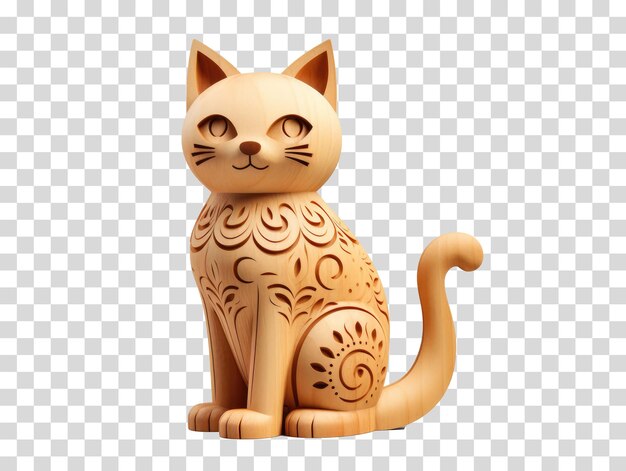 Clipart De Chat Sur Une Illustration Vectorielle De Fond Transparente