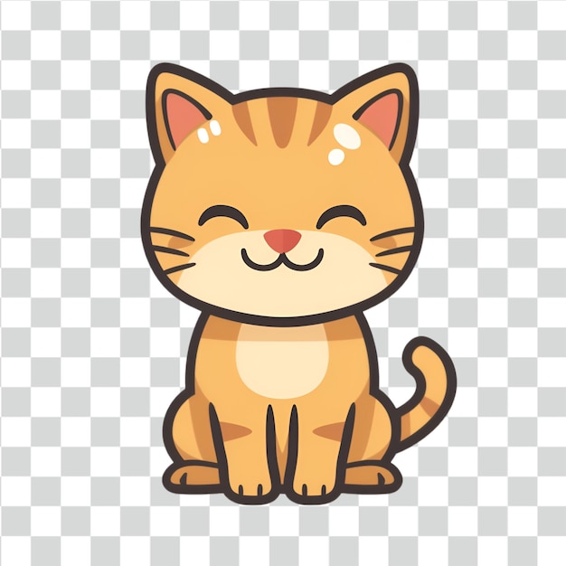 Clipart De Chat Psd Sur Un Fond Transparent