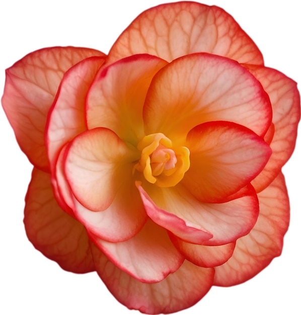 PSD clipart de begônia um lindo ícone de flor de begônia