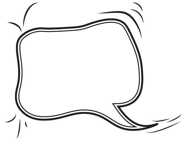 Clipart de bolha falante