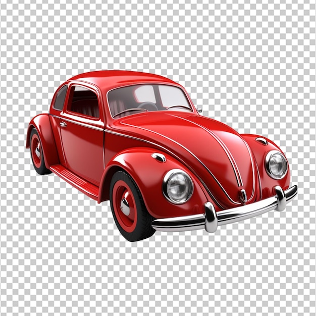 Clipart de carro 3D em fundo branco