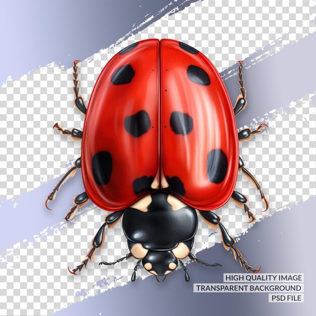 PSD clipart de inseto 3d png clipart transparente fundo isolado