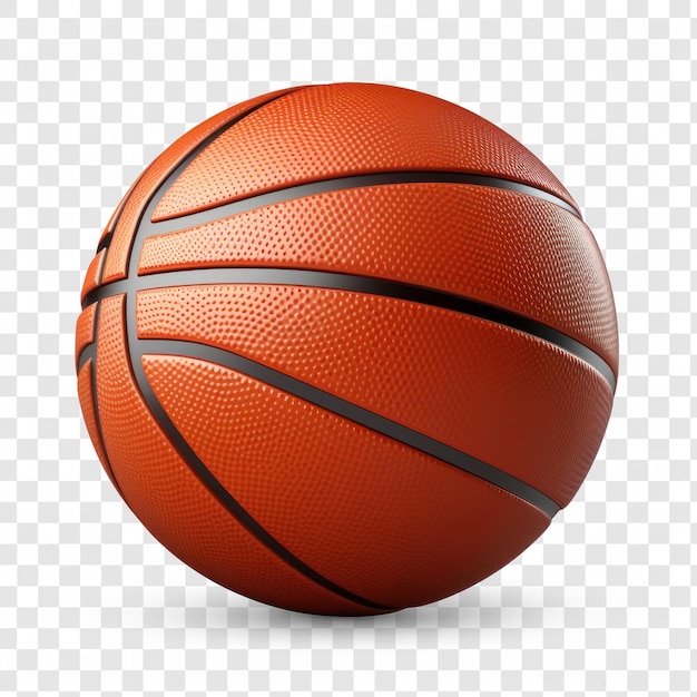 PSD clipart d'icône de basket-ball sur fond de transparence psd