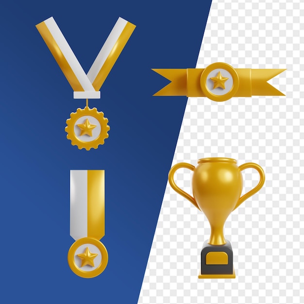 Clipart de l'icône de rendu 3D de démarrage d'entreprise
