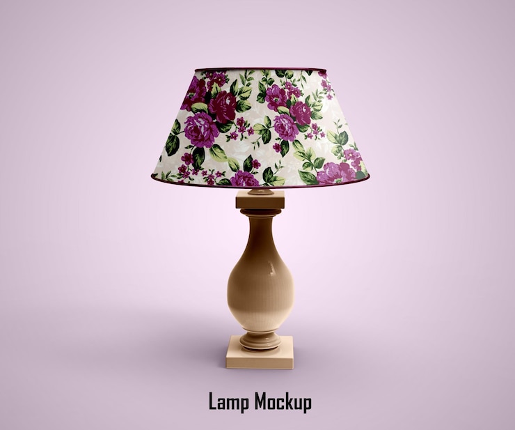 PSD clipart de la lámpara de mesa
