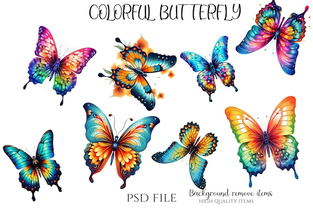 Clipart De Papillon Papillon Coloré