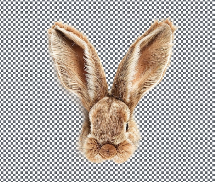 PSD clips de cheveux utiles en forme d'oreille de lapin isolés sur un fond transparent