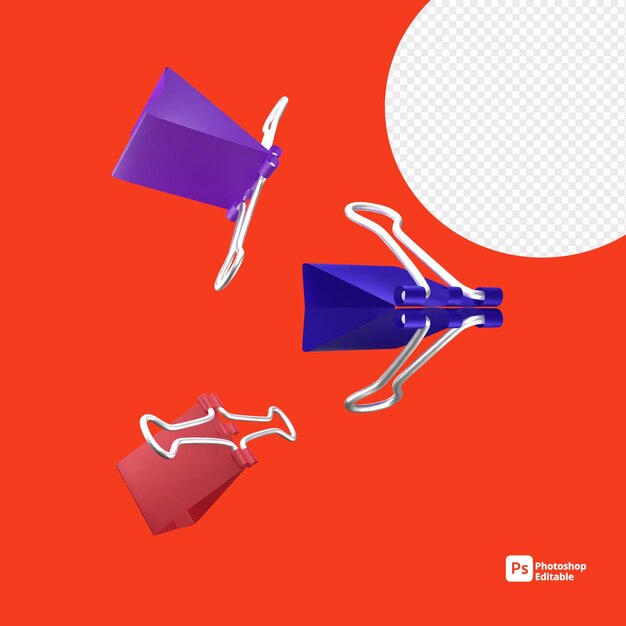 los clips para encuadernación de papel