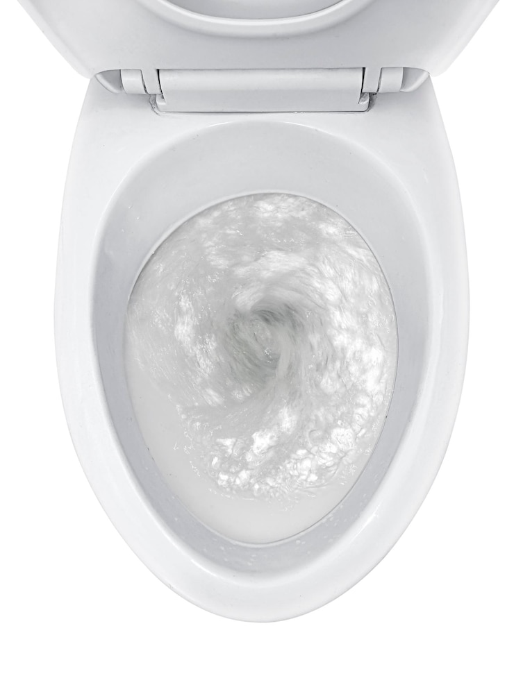 PSD close up de un baño en medio de un fondo transparente