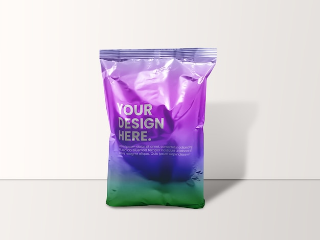 PSD close-up em packaging mockup